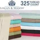 Logan & Masons Platinum Collection 325TC Cotton Sateen sheet sets.
