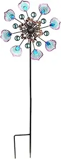 zolyet W Savings Clearance! SuoKom Wind ne-r, Metal Stake Yard ners, Garden Wind Catcher Wind Mills, Garden Windmill,Suitable for Decorating Your Patio, Law-n & Garden Blue