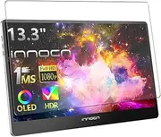Puccy Tempered Glass Screen Protector Film, compatible with innocn 13A1F 13.3" Monitor (Active Area Cover Only) Protective Protectors Guard
