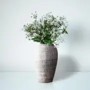 Farm to Table Creations Home Collection Handmade Ceramic Vase, Modern Simple,...