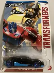 2024 Hot Wheels TRANSFORMERS Blue Bugatti Veyron 4/5 Exclusive SAME DAY BOX SHIP