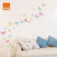 在飛比找momo購物網優惠-【特力屋】韓國FIXPIX大型創意壁貼 蝴蝶