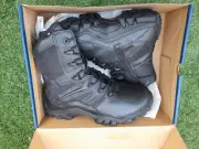 BATES - MENS TACTICAL DELTA ZIP LACE 8" BOOT ARMY DEFENCE LEATHER TOUGH - E72010