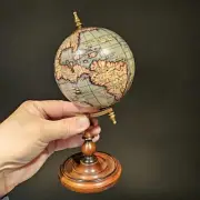Old World Style 8" Globe w Turned Wood Stand