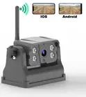 Wireless IR Backup Reversing Camera Battery Powered Magnetic 720P For RV Trailer