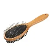 KylePet Dog Brush, Double Sided Pet Slicker Brush with Bamboo Handle for Dogs...