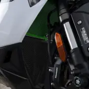 R&G Racing Black Downpipe Grill For 2020-2023 Kawasaki Ninja 1000SX ZX1000