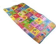 Reversible Baby Crawling Mat, Foldable Play Mat for Baby Foldable Washable Farm Pattern Waterproof Large Play Thick Foam
