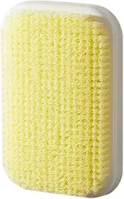 Wall Mounted Back Scrubber for Shower - Large Exfoliating Brush for Shower - Bathing Scrub Brush - Hands-Free Back Brush & Body Scrubber - Shower Accessories - 7.9x11.9in in-Shower Scrubber for Body