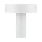 Amalfi Thiago Table Lamp Metal Reading Study Bedside Lamp Nightstand White