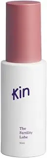 Kin The Fertility Lube 50ml | pH Balanced, Spermicide-Free Fertility Lubricant | Paraben-Free, Water-Based Lube