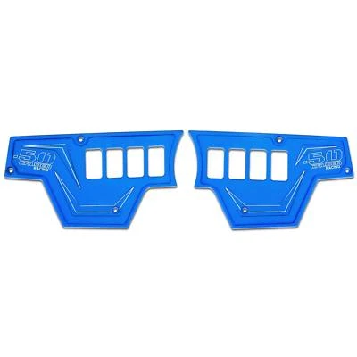 XP1000 Billet Rocker 8 Switch Dash Panel 2 Piece CNC RZR S 900 1000 Voodoo Blue