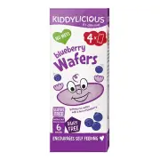 Kiddylicious Wafers Blueberry 4g X 4 (Expiry 07/2025)