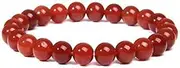 8mm Tigereye Bead Bracelets Elastic Natural Stone Yoga Brace lace Bracelet Unisex (Pack of 2)