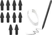 10-Pack Replacement Nibs for Remarkable Paper Pro Pen Stylus Pen, Durable Replaceable Spare Tips for Precise Writing and Sketching + Tool for Easy Installation