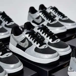 Nike Air Force 1 Silver Snake 男鞋 銀黑色 反光 蛇紋 AF1 休閒鞋 DJ6033-001