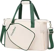 Pickleball Racket Bag Tote Bag Carrying Bag Adjustable Shoulder Strap for Beginners Sports Gym Bag Multi-Purpose Shoulder Bag