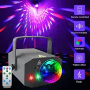 Party Laser Lights Disco Ball Light LED RGB Stage Light Strobe Laser Projector
