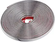 Angoily Wall Decorative Strips Wallpaper Protector Transparent Label Trim Protector Pallet Tools Tinsel Photos Display Rack Label Energy Stickers Winding Base Stripe Hang Kit PVC Silver