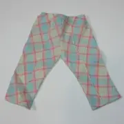 American Girl Melody Plaid Pajamas Cotton Straight-leg PJ Pants for 18" Doll