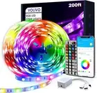 Led Strip Lights 200ft,App Controlled Bluetooth Led Light Strip Sync with Mus...