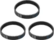 uxcell 3pcs HTD-5M Rubber Timing Belt 47 Teeth, 235mm Pitch Length x 15mm Width x 3.6mm Height, Closed Loop Pulley Timing Belt