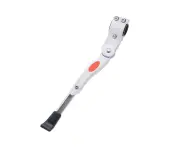GEERTOP Adjustable Bike Kickstand Aluminum Rear Side Bicycle Stand for Bike 22"-27"-White
