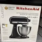 KitchenAid K45SSOB CLASSIC 4.5qt Tilt- Head Stand Mixer - Onyx Black Brand New