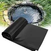 Pond Liner 3m × 3m 4m × 6m 6m × 6m HDPE Waterproof Pond Underlay Flexible & Impermeable for Koi Pools, Garden Fish Ponds, Small Water Features(2x6m(6.5x19.7ft))
