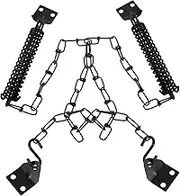 Veemoon 2set Door Chain Protector Design Heavy Duty Anti-Theft Lock for Internal Front Doors Stylish Security for Homes Easy Installation Versatile Use