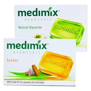 medimix 美黛詩 印度手工皂 125g‧草本 寶貝 檀香 薑黃 美膚皂 美肌皂◐香水綁馬尾◐