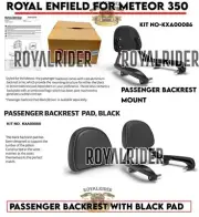 Royal Enfield Right Backrest With Black Pad For Meteor