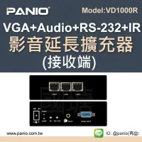 在飛比找Yahoo!奇摩拍賣優惠-VGA+Audio+RS232 影音訊號轉網路延伸器視聽延伸