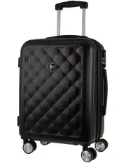 [PIERRE CARDIN] Metro 54cm Cabin Hard Shell Case in Black