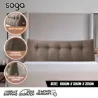 SOGA 180cm Coffee Triangular Wedge Bed Pillow Headboard Bedside Tatami Cushion