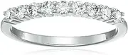 [Vir Jewels] 1/2 ctw Diamond Wedding Band in 14K White Gold