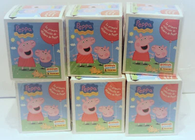 Panini Peppa Pig First Sticker Collection 2014 6 X Box Display 300 Packets Bags