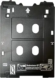 Inkjet PVC Card Tray for Canon PIXMA TS82xx and TS95xx Series Printers (Canon MP/Multi-Purpose Tray Printers) by Brainstorm ID