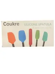 Coukre Silicone Spatula Set Of 5 Colorful