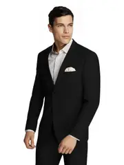 Zander Black Slim Suit