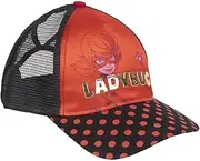 [CERDÁ LIFE'S LITTLE MOMENTS] Miraculous Ladybug Girls Baseball Sun Cap Special Ponytail Edition Official, Multicolor, One Size