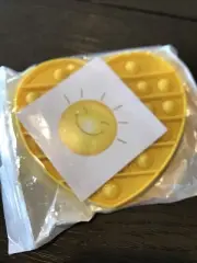 Pop It Fidget - Yellow Heart - Brand New