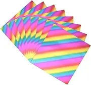 uxcell 100 Pack Toner Reactive Foil,Deco Foil Transfer Sheets 8.5"x11" A4 Hot Foil Paper for Laser Printer Scrapbooking Heat Transfer DIY Craft,Colorful