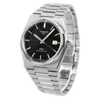 New Tissot PRX Powermatic 80 Black Dial Strap Men's Watch T1374071105100