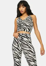 Animal Behavior Zebra Print Pant Set