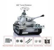 Henglong 1/16 Scale 7.0 Customized Metal Wheels Panzer IV F2 RTR RC Tank 3859