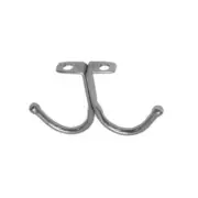 Coat Hooks For Lockers, Crafts - Lot Of 5 Double Hooks
