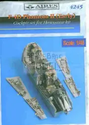 ARS4245 1:48 Aires F-4D Phantom II Early Cockpit Set #4245