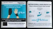 (2)~ 4 Piece ghluv Antimicrobial Hand Protection ~ 30 Uses Per Pair USA Made S/M