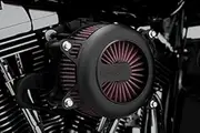 Vance & Hines VO2 Air Intake Rogue Black TOURING 02-07/SOFTAIL 00-15/DYNA 99-17 * 2 Cable Pulled Vehicle